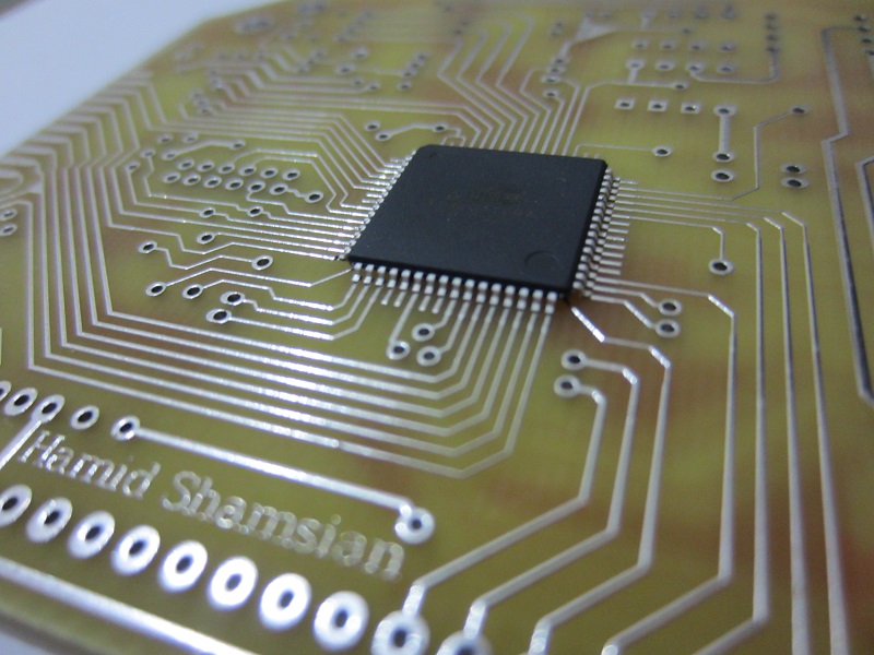 a PCB made by Hossein